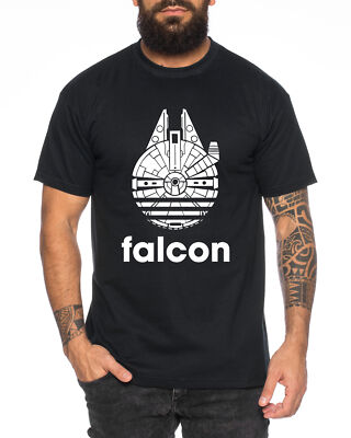 Adi Falcon - Herren T-Shirt Fast Falcon Wars T-Shirt Star Imperium Boba Fiction 