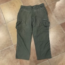 511 Tactical Cargo Pants Mens XL 39 1/2-43 Adjustable Waist Green Short Inseam