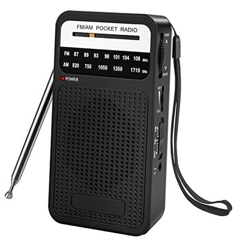 Portable Radio AM FM, Transistor Radio with Loud Speaker, Headphone ...