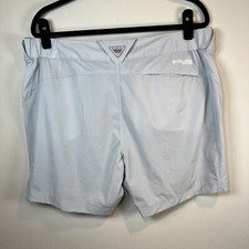 Columbia PFG Women's Lightweight Hiking/Fishing Shorts Light Blue — listing 6