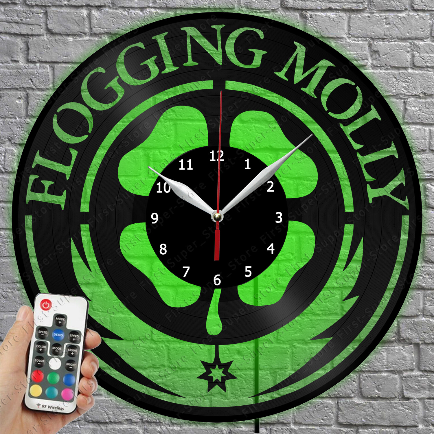 Flogging Molly LED Light Vinyl Record Wall Clock 1523