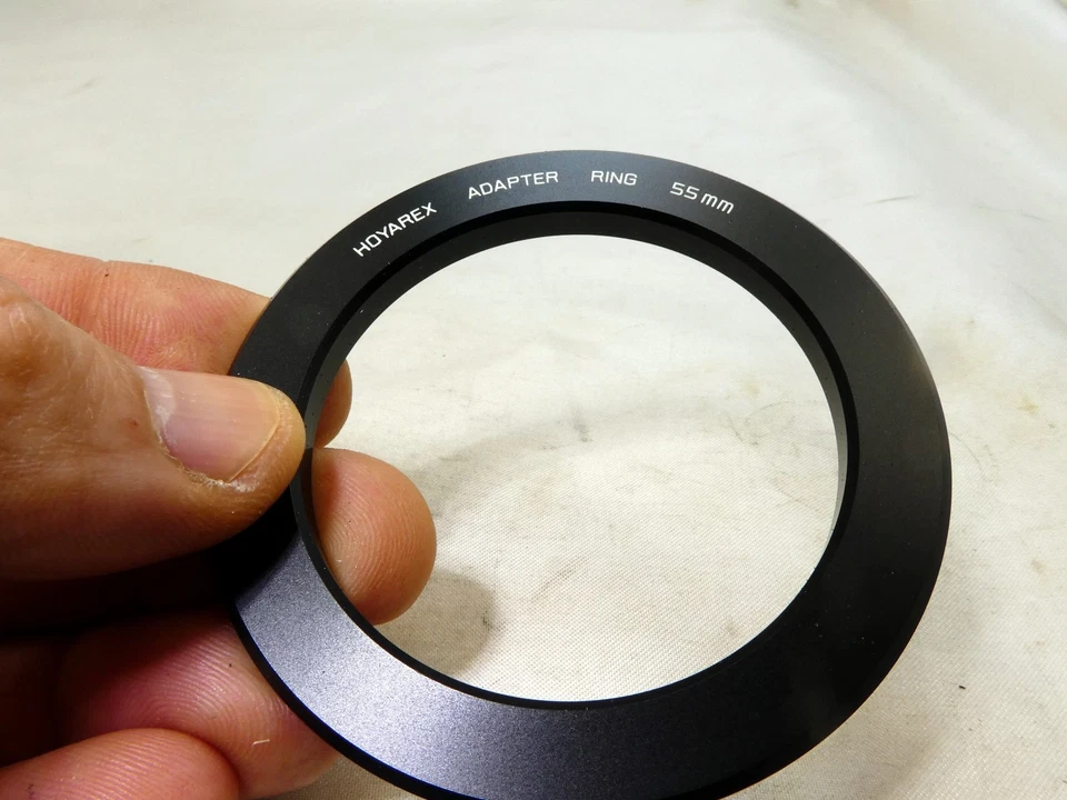 Anillo adaptador Hoyarex para filtro cuadrado llanta tamaño rosca 55mm 75X75mm Foto 4 de 4