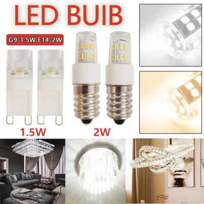 200-240v COB G9 1.5W Home Decor Daylight 3014 Lamp Light E14 2W LED Corn Bulb 