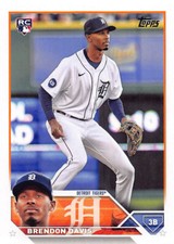 Brendon Davis 2023 Topps Baseball card Series Two Base #494 Detroit Tigers