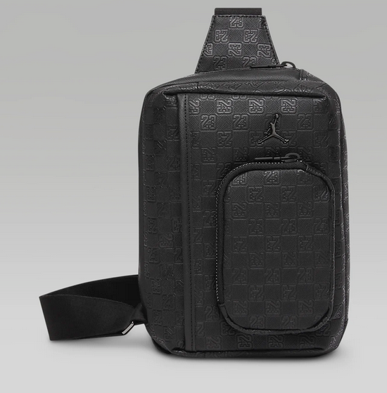 Jordan Monogram Unisex Bag - Black