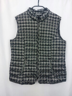 Peter Hahn Gr. 42 L/XL  Damen Steppweste Reißverschluss geometrische Muster