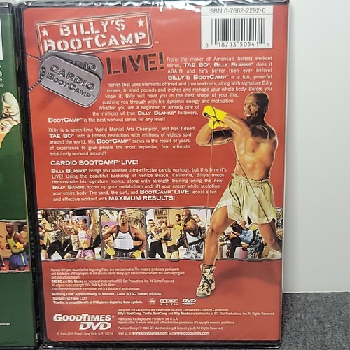 Billy's Bootcamp 3 DVD Set: Ab Bootcamp, Cardio Bootcamp, Ultimate Bootcamp - Picture 7 of 7
