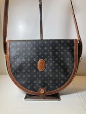 Italian Pollini Monogram Leather  Handbag Crossbody