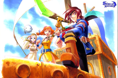 Skies of Arcadia Legends Sega DreamCast GameCube POSTER MADE IN USA - EXT420
