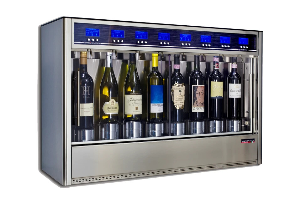Wineemotion Quattro +4 8 Bottle Dual Zone Wine Dispenser