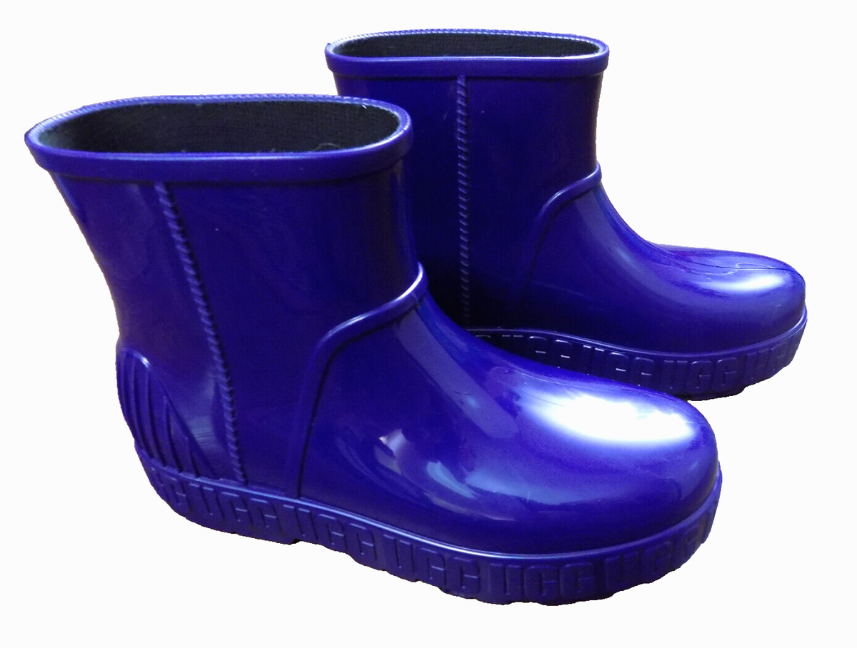 UGG Women's Drizlita Rain ankle Platform Boots PURPLE W