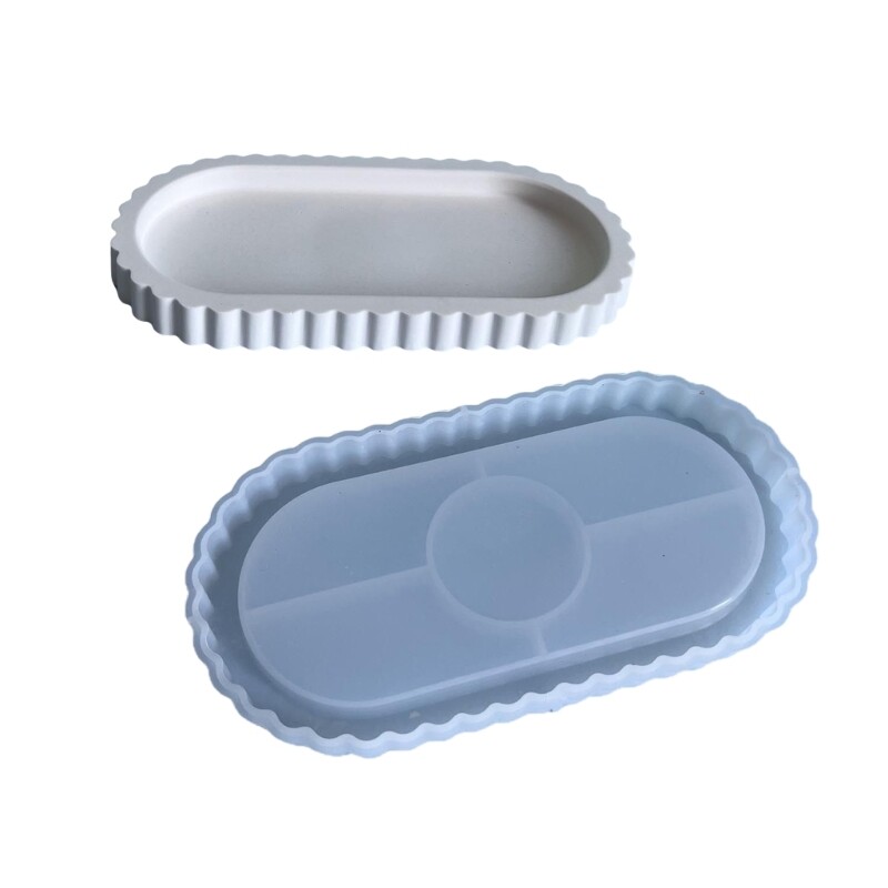 Premium Oval Silicone Mold for Baking Trays & Resin Crafts