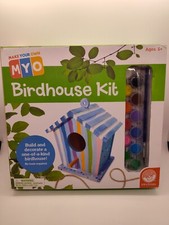 New - MindWare Make Your Own Birdhouse Kit - Ages 5 1 player