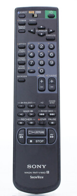Sony RMT-V152E Télécommande d'origine pour Combiné TV VHS (Réf#G085 Sony RMT-V152E Télécommande d'origine pour Combiné TV VHS (Réf#G085