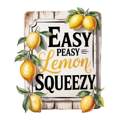 Vintage Lemonade Label Sticker   Retro Zitronen Getränk   Autoaufkleber 18X18 cm