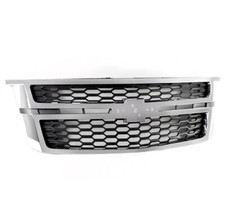 For 15-20 Chevy Suburbantahoe Ls Lt Mesh Upper Hood Grille Shell Chromeblack