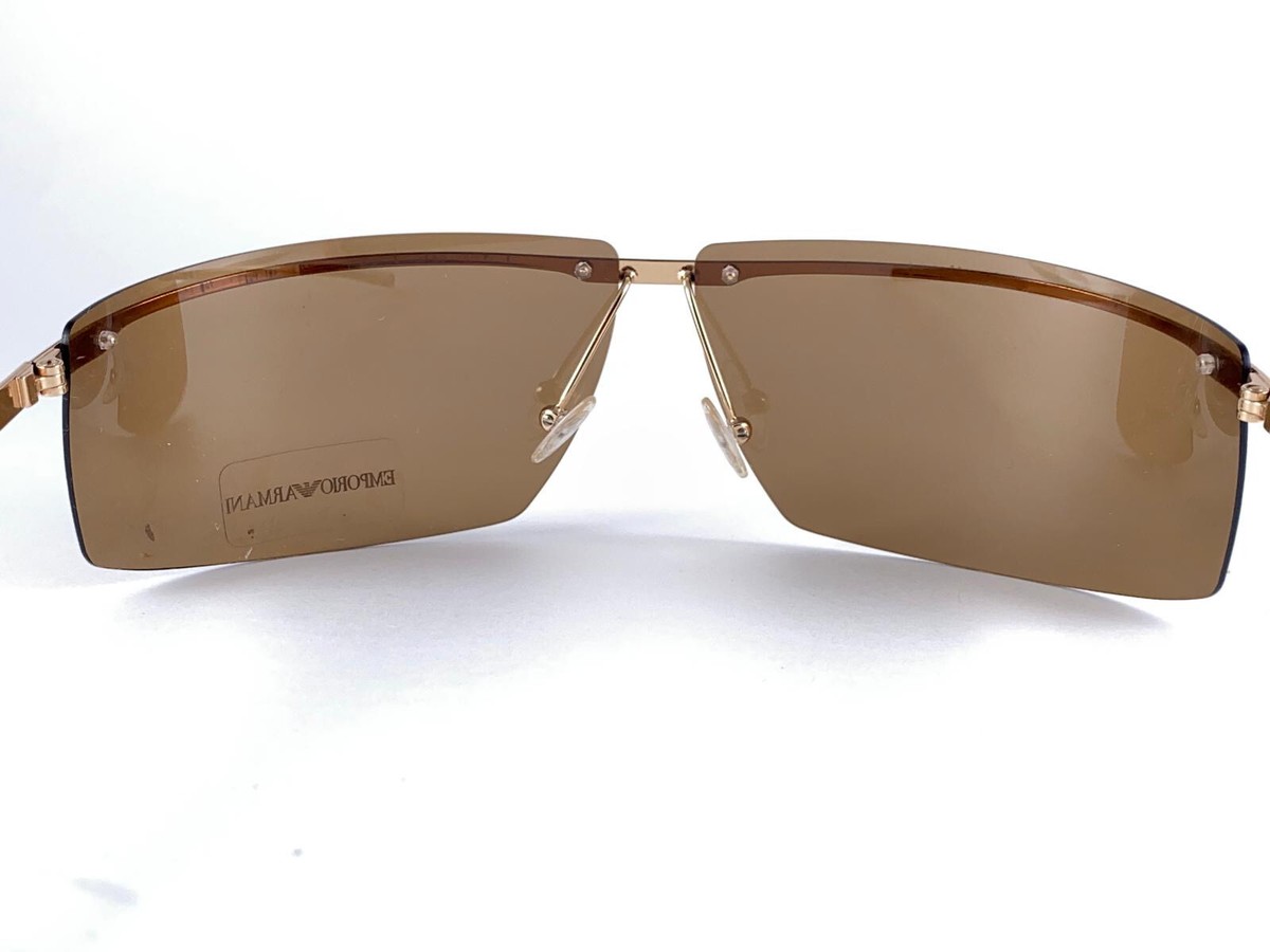 ビンテージ　90's GIORGIO ARMANI ゴールドフレーム　サングラス ビンテージ 90's GIORGIO ARMANI ゴールドフレーム サングラス