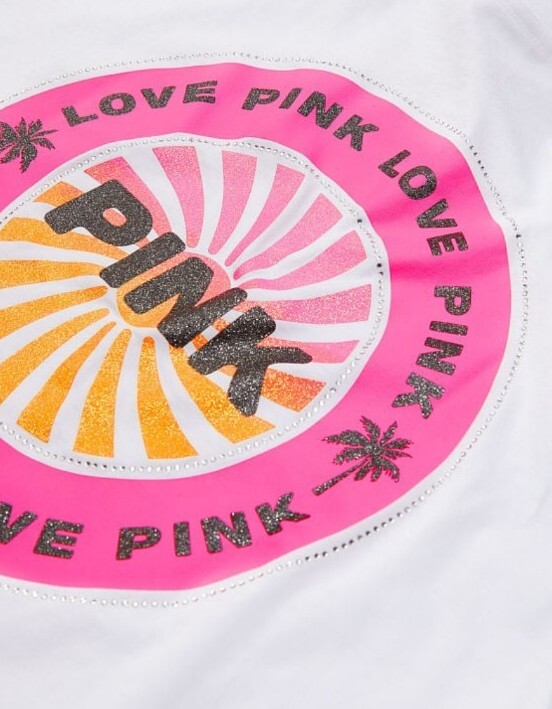 【PINK・ヴィクシー VS】 2色★PINK キャンパス Tシャツ★ Tシャツ – PINK