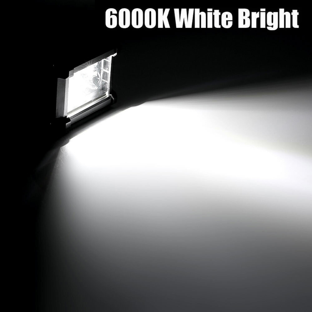 2X 4 inch 20 LED 600W Work Light Bar Spot Flood Off Road Truck Reverse