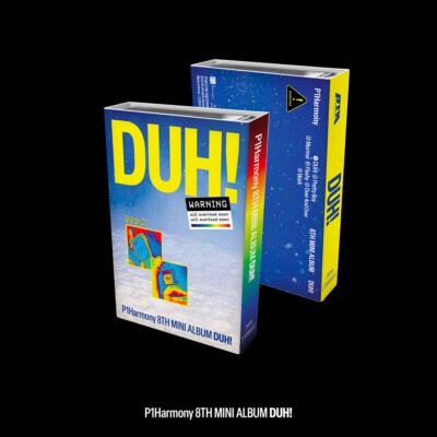 K-POP P1Harmony 8th Mini Album DUH! NEMOALBUM Ver NFC Schlüsselanhänger + 9p ...