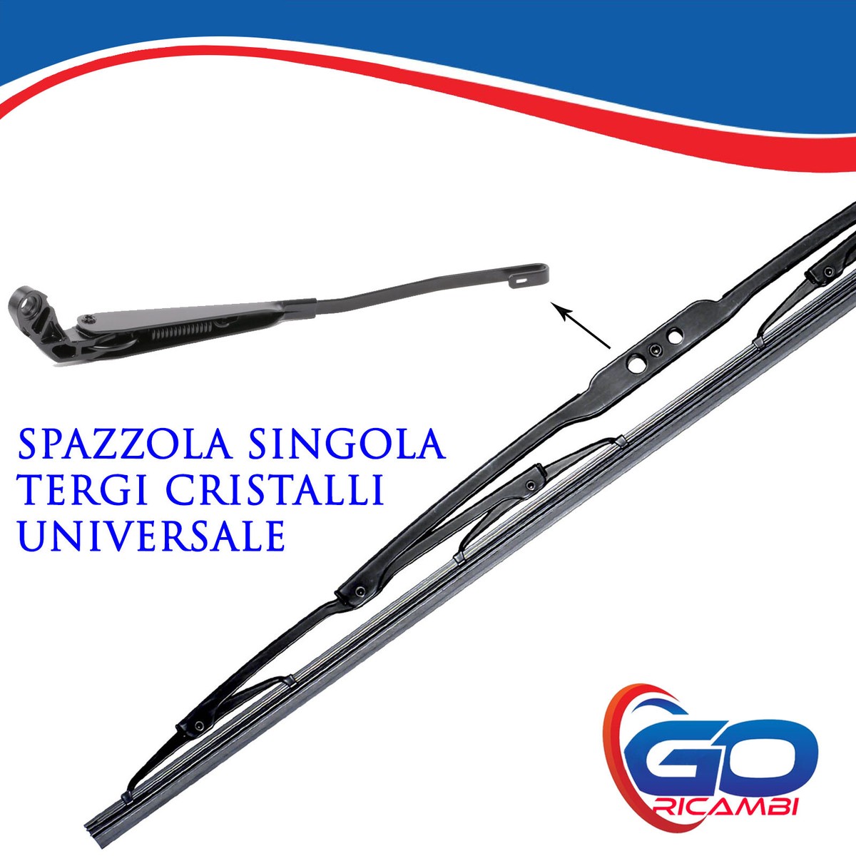 Stai acquistando ASLAM Tergicristalli tipo G da 61 cm + 43 cm, lame