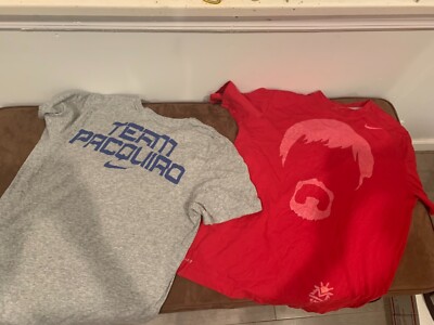 Red RARE nike Medium manny pacquiao hyperko tees tshirt