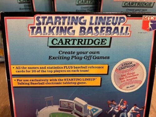 Starting Lineup Talking Baseball Cartridge #4007 Dodgers, Giants, Padres- NOS! - Picture 2 of 6
