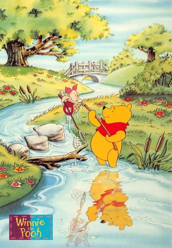 #K303 CARTOON CHARACTER POSTCARD, WINNIE THE POOH - 第 1/2 張圖片