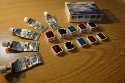 Schmincke Horadam Watercolor Super Granulating Sample Set | Assorted Colors