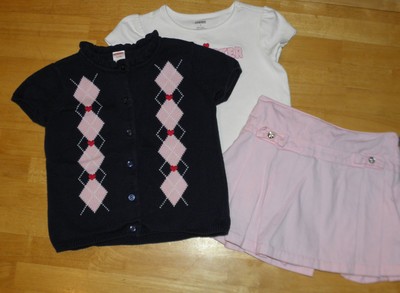 girls argyle sweater