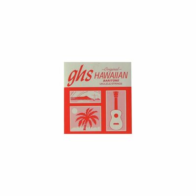 GHS H100 Ukulele Nylon Tie-Ends - String Set - Baritone, Black Nylon