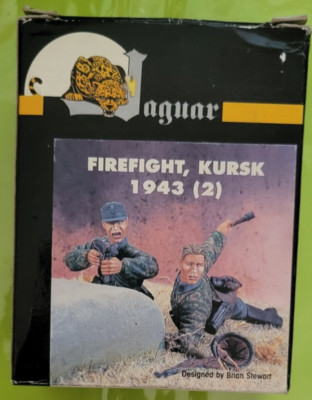 Jaguar Firefight, Kursk 1943 (2) 1:35 scale resin figures
