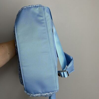 GENERATION LOVE Backpack Tweed Light Blue Gray Eden NEW  display picture 2