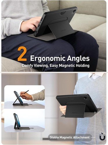 For Samsung Galaxy Tab A9 A9 Plus Case Poetic Magnetic Fidget Stand Folio Cover - Picture 3 of 49