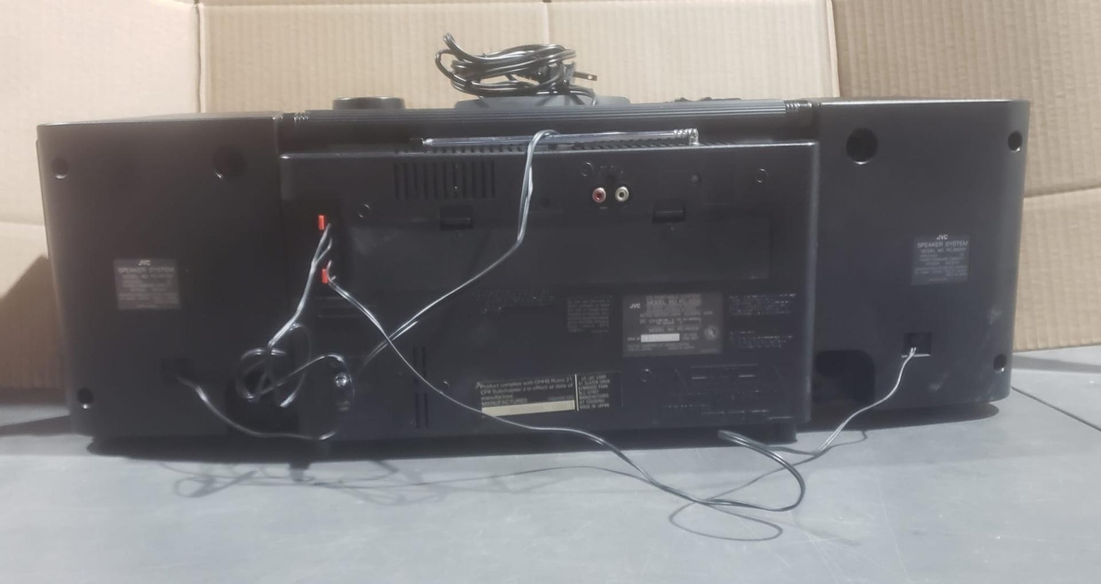 JVC PC-X200 AM/FM CD Cassette 5band Eq Hyper Bass Boombox Portable Stereo