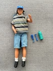 Mattel Barbie Ken Doll 1990 Vintage Collectible Shaving Fun Clothes Accessories