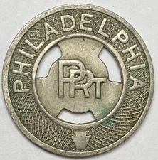 Philadelphia Rapid Transit Token Good for One Fare