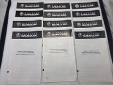 Lot of 12 Nintendo Gamecube Precautions Booklets