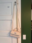 Cat & Jack Floral Crossbody Purse Cream Top Handle Satchel Girls Turn Lock — photo 7