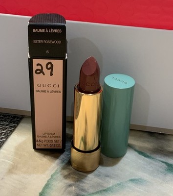 Gucci Rouge Baume  A Levres  Lip Balm 5 Ester Rosewood nib