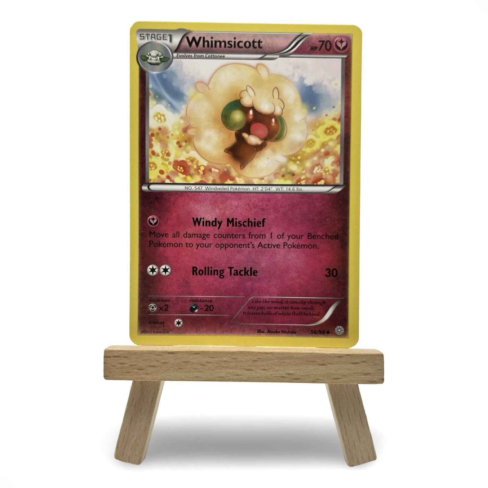Pokemon TCG Whimsicott Ancient Origins 56/98 Reverse Holo Uncommon 2015 PP13