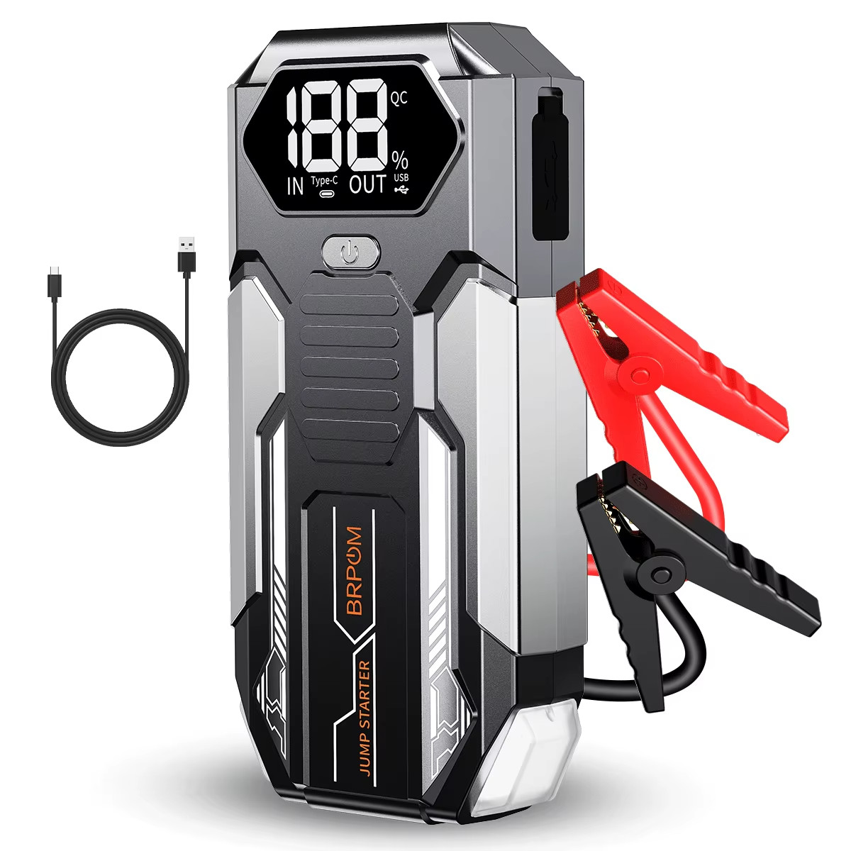 Booster batterie 12V BRPOM pour démarrer votre voiture en panne