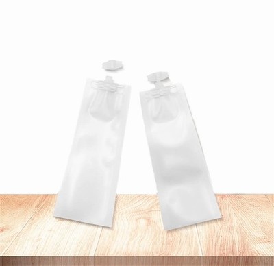 NATX 50Pcs 0.17oz Matte Cream Shampoo Perfume Cosmetic Liquid Spout White