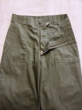 1980s Era US Military OG 507 Durable Press Utility Pants Trousers 80s 27X27