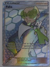 Faba Lost Thunder 208/214 Holo Full Art Ultra Rare Near Mint 