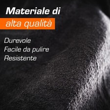 Coprisedile Universale Auto Anteriore Cotone Nero - Protezione per Sedili Auto, - Miniatura 3