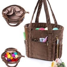 Knitting Yarn Storage Bag Case Crochet hooks Sewing Kits Organiser Bag
