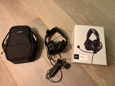 Bose A30 Aviation Headset, Black, Lightweight Bluetooth Lemo connector