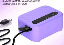 Electric Diamond Art Pen   1500mAh Vacuum Tool with 3 Modes  Tray Purple 