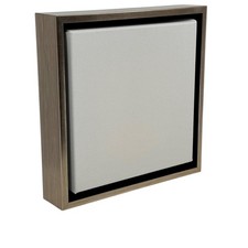 Brushed Silver Floater Frame for 1.5 inch deep Canvas, For Canvas Size 20x24"